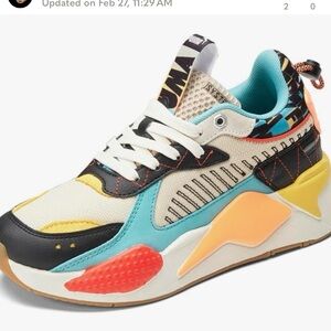 PUMA Kids Girls Rs-X Hc Lace Up Sneakers Shoes Casual